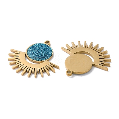 Ion Plating(IP) 304 Stainless Steel Pendants X-STAS-C083-09G-01-1