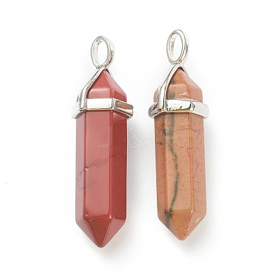 Natural Mookaite Pendants X-G-M378-01P-A21-1