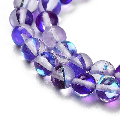 Transparent Glass Beads GLAA-B022-6mm-09-1