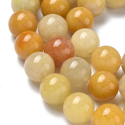Natural Topaz Jade Beads Strands G-F818-A02-14mm-02-1