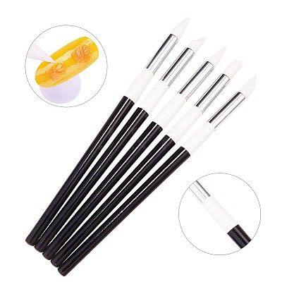 Silicone Nail Art Sculpture Pen Brushes X-MRMJ-Q059-019A-1