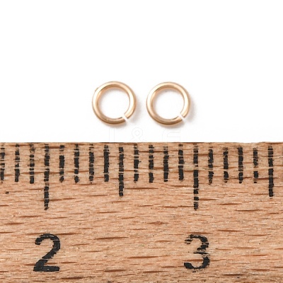 1/20 14K Gold Filled Open Jump Rings KK-G164-03G-04-1