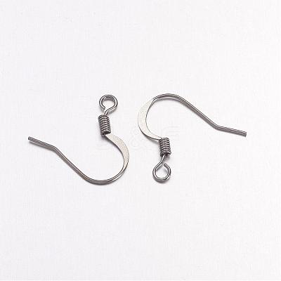 Brass French Earring Hooks KK-Q366-B-NF-1