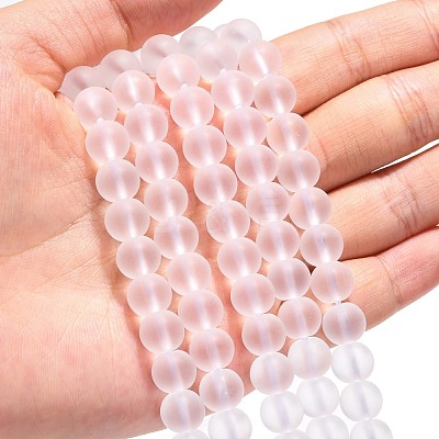 Quartz Crystal Beads Strands G497-8mm-1