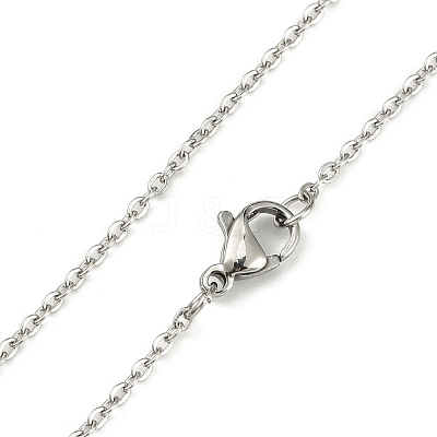Tarnish Resistant 304 Stainless Steel Cable Chains Necklaces X-STAS-S029-02-1