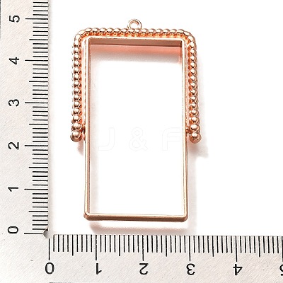 Alloy Open Back Bezel Pendants PALLOY-I223-07RG-1