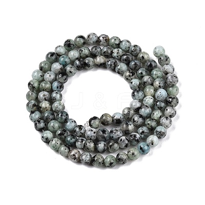 Dyed Natural White Jade Beads Strands G-T140-4mm-B03-1