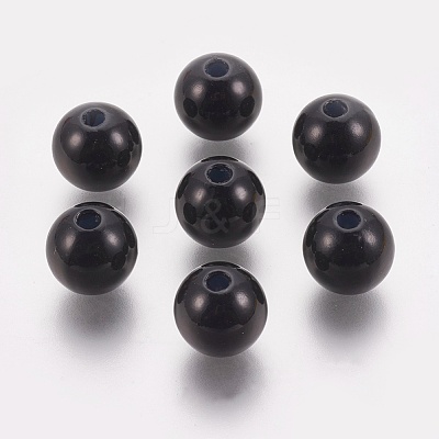 ABS Plastic Imitation Pearl Beads KY-G009-3mm-01-1