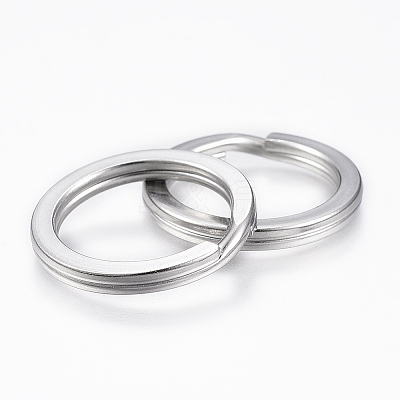 Tarnish Resistant 304 Stainless Steel Split Key Rings LS-STAS-P177-1.8x20mm-P-1