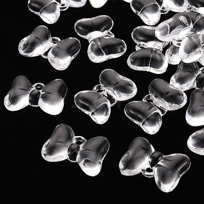 Transparent Acrylic Pendants TACR-T024-02BB-205-1