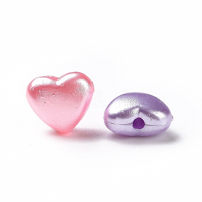 Imitation Pearl Acrylic Beads X-OACR-E013-31-1