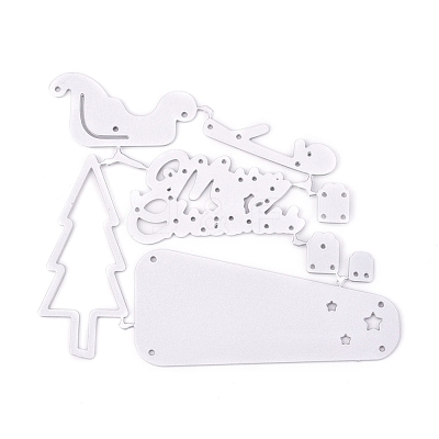Christmas Carbon Steel Cutting Dies Stencils DIY-K015-27-1