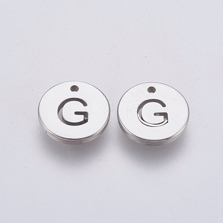 Non-Tarnish 304 Stainless Steel Charms STAS-P225-104P-07-1