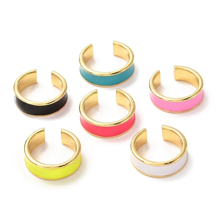 Golden Cuff Rings for Women KK-G404-10-1