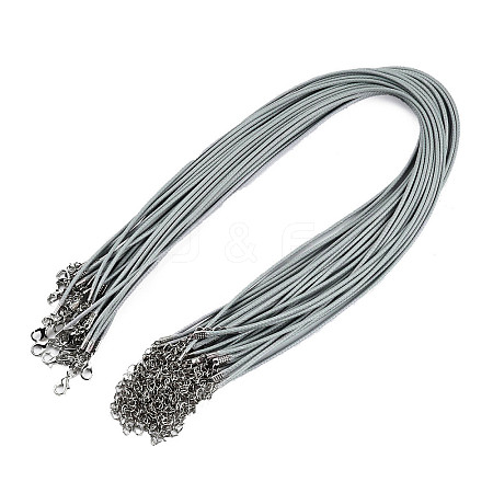 Waxed Cord Necklace Making NCOR-T003-04-1