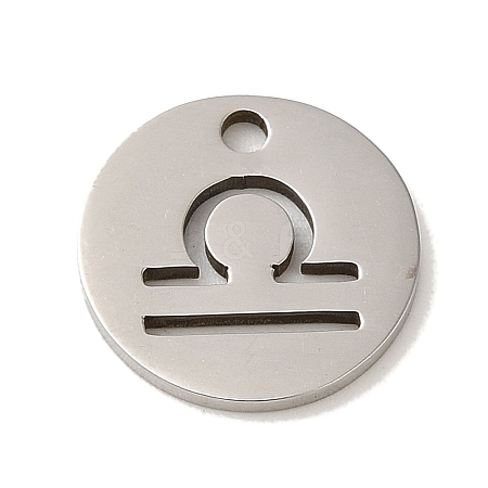 Non-Tarnish 201 Stainless Steel Charms STAS-E217-10P-03-1