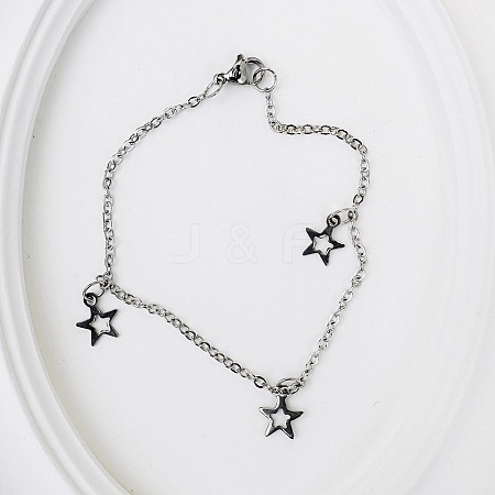 Bohemian Style Stainless Steel Charm Bracelets QO5995-1-1