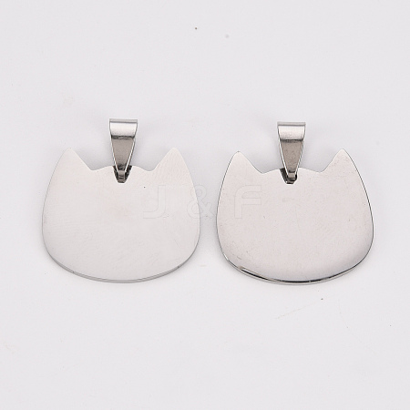 Non-Tarnish 304 Stainless Steel Pendants STAS-S081-093-1