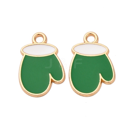 Christmas Alloy Enamel Pendants ENAM-K080-01C-G-1