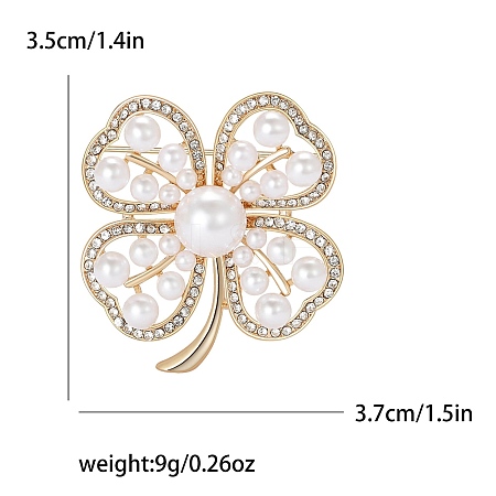 Alloy Rhinestone Brooch for Backpack Clothes PW-WG101CB-02-1