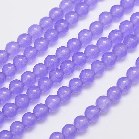 Natural & Dyed Malaysia Jade Bead Strands X-G-A146-6mm-A19-1