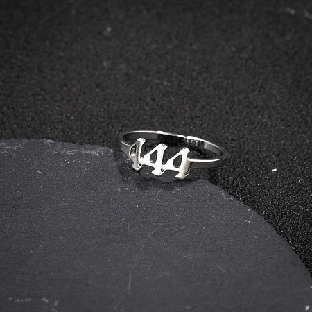 Number 201 Stainless Steel Adjustable Cuff Rings FS-WG22891-08-1