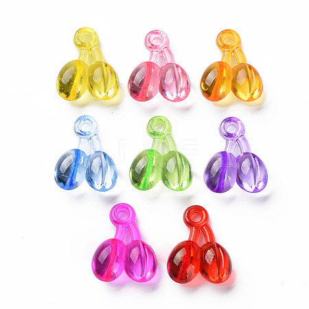 Transparent Acrylic Pendants MACR-N013-037-A01-1