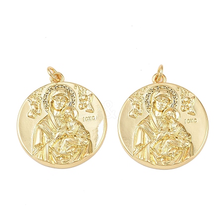 Brass Pendants KK-P339-01C-G-1