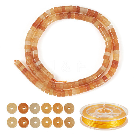 1 Strand Natural Red Aventurine Beads Strands G-TA0002-97-1