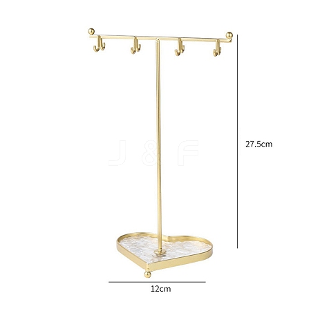 Iron Necklace Display Stands PW-WG87883-01-1