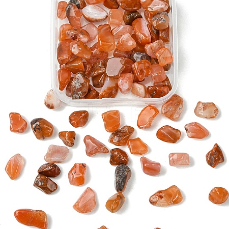 50G Natural Carnelian Chip Beads G-YW0001-79-1