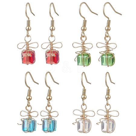 304 Stainless Steel Gift Dangle Earrings EJEW-JE06684-1