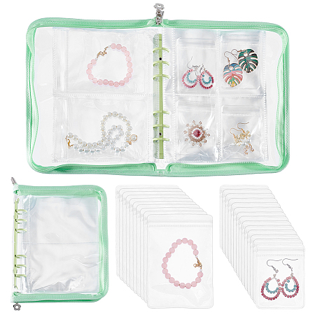 Transparent Jewelry Organizer Storage Zipper Bag AJEW-WH0314-44B-1