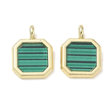 Alloy Acrylic Pendants AL-CBA4262-03G-01-1