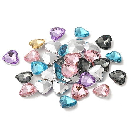 Imitation Taiwan Acrylic Rhinestone Cabochons GACR-A018-12x12mm-M-1