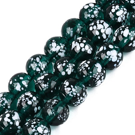 Handmade Lampwork Beads Strands LAMP-Q041-11E-1