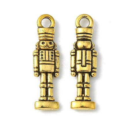 Tibetan Style Alloy Soldier Pendants TIBEP-GC160-AG-NR-1