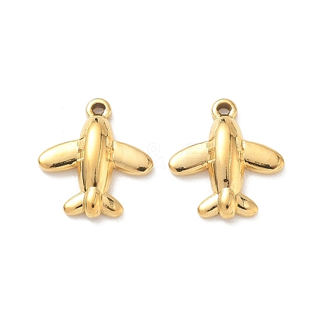 304 Stainless Steel Charms STAS-F360-03G-1