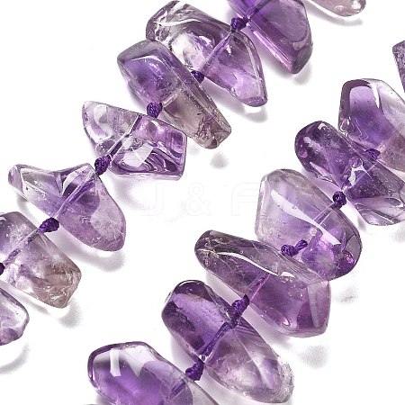 Natural Amethyst Beads Strands G-C179-D01-02-1