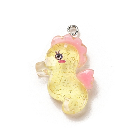 Marine Animal Series Resin Pendants RESI-Q012-01C-04-1