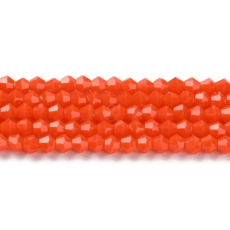 Opaque Solid Color Imitation Jade Glass Beads Strands LS-EGLA-A039-P4mm-D03-1