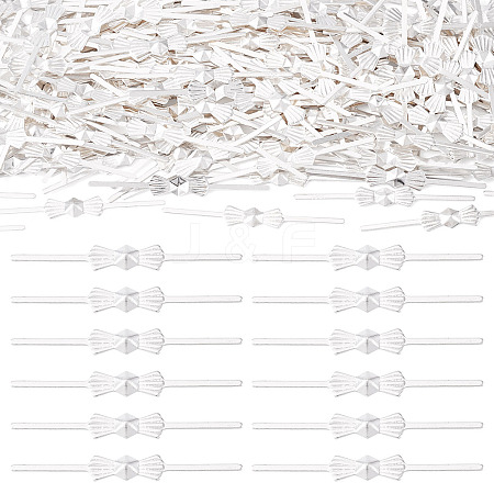 200Pcs Iron Bowknot Buckles IFIN-TA0001-72S-1