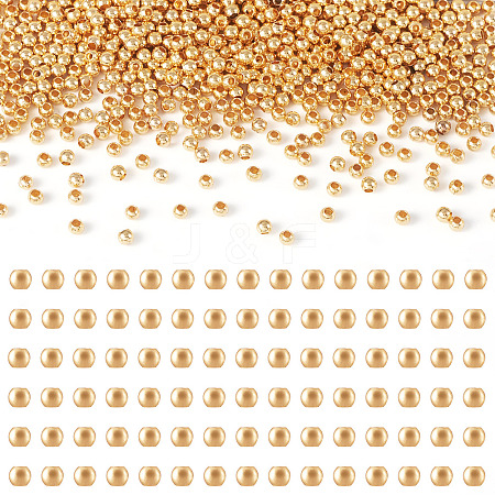 Rack Plating Brass Beads KK-TA0001-88G-01-1