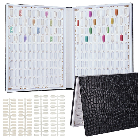 2 Sets 2 Styles Plastic False Nail MRMJ-BC0003-50A-1