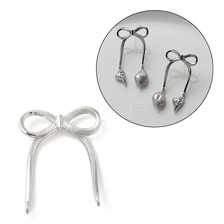 Brass Stud Earring Finding LS-KK-U061-14B-P-1
