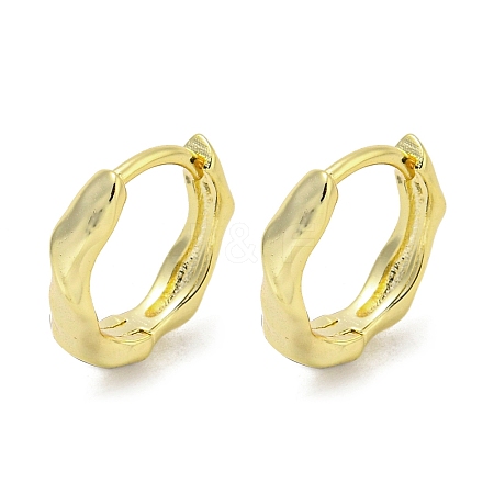Brass Hoop Earrings EJEW-L211-010B-G-1