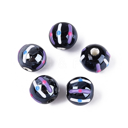 Handmade Porcelain Ceramic Beads PORC-Q005-03A-1