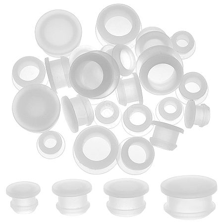 Gorgecraft 24Pcs 4 Style Silicone Bottle Seal Plug AJEW-GF0005-95-1