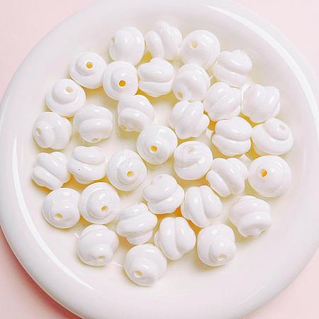 Opaque Acrylic Beads OACR-H034-39A-1