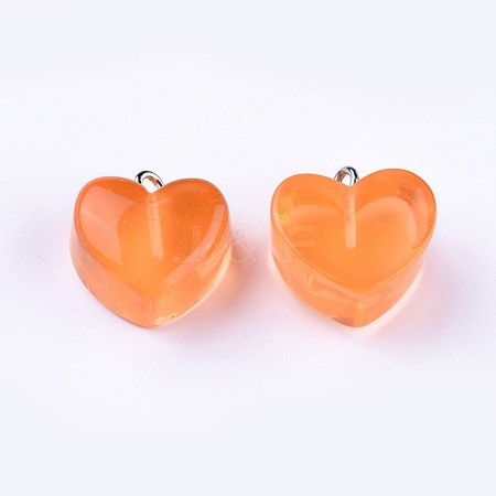 Resin Pendants RESI-WH0008-12A-1